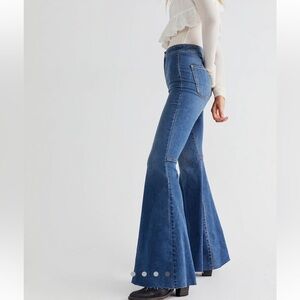 Free People Just Float On Flare Jeans